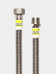 Шланг для газу Eco-Flex Стандарт з нержавіючої сталі d 12 1/2х3/4" В 50 см 30412 - мініатюра 2