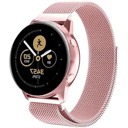 Металлический ремешок Watchbands milanese для Samsung Galaxy Watch Active 2 - розовый (WBMIL3)