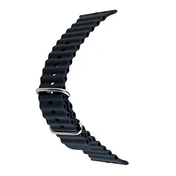 Ремінець Silicone Apple Watch Ocean Band Ultra 42/44/45/46/49 мм Dark Gray - мініатюра 2