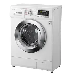 Пральна машина LG з фронтальним завантаженням F1096SDS3, 4кг, 1000, A++, Пар, глибина 36см, Дисплей, Інвертор, Білий (F1096SDS3) - мініатюра 6