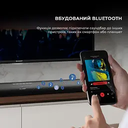 Саундбар Sharp HT-SB100 Black - мініатюра 4