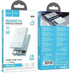 Павербанк Hoco Q18 Tourer 22.5W 10000 mAh Blue - мініатюра 4