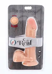 Реалістичний фалоімітатор ToyJoy Get Real Dual Density 20.5 см тілесний - мініатюра 4
