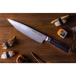 Ніж кухонний Шеф, 200 мм Samura MO-V Stonewash (SM-0085B) - мініатюра 3