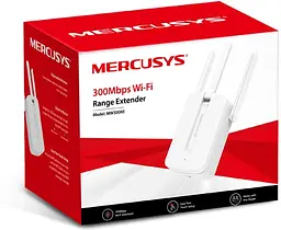Ретранслятор підсилювач Wi-Fi сигналу Mercusys MW300RE - мініатюра 4