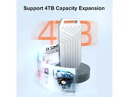 Кишеня зовнішня Maiwo K1695 NVMe PCIe M.2 to USB4 - мініатюра 5