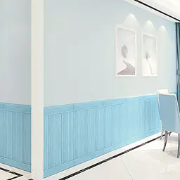 Самоклеюча 3D панель Sticker Wall блакитне дерево 700х700х4мм 93 SW-00001338 - мініатюра 4