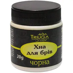 Хна чорна для брів аюрведична Triuga 4526 20 г (8908003544526)