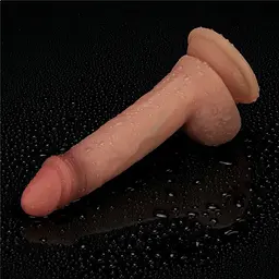 Фалоімітатор - Sliding Skin Pro Dual Layer Silicone Dong 7.5'' - мініатюра 9