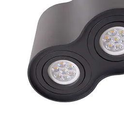 Підсвічування тубус Brille AL-726/2 GU10 BK IP20 MR16 26-846 - мініатюра 9