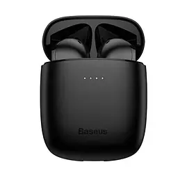 Навушники Bluetooth Baseus Encok TWS W04 Pro black - мініатюра 3
