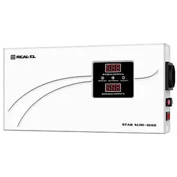 Стабілізатор Real-El STAB SLIM-1000 white (EL122400007)