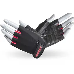 Рукавички для фітнесу MAD MAX Rainbow MFG 251, Black/Red - M