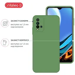 Чохол до мобільного телефона Intaleo SoftShell Xiaomi Redmi 9T Green (1283126564222) - мініатюра 3