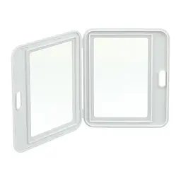 Бейдж Buromax горизонтальний, 101 х 80 мм, PP+PVC, білий (BM.5415-12) - мініатюра 2