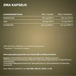 Мінерали IronMaxx ZMA 100 капсул - мініатюра 5