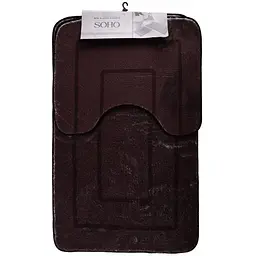 Набір килимків для ванної та туалету Soho Brown (tex mat 50*40, 50*80 см Brown)