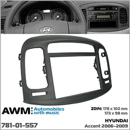 Перехідна рамка Hyundai Accent AWM 781-01-557 - мініатюра 6