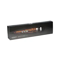 Вібромасажер DOXY Die Cast 3 TIGER, дуже потужний, живлення 220В, металевий корпус - мініатюра 2
