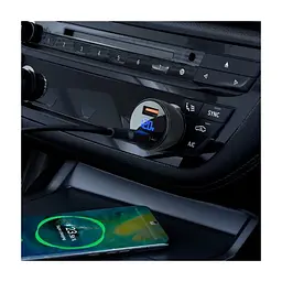 Зарядний пристрій Acefast 2xUSB 63W (USB-C + USB-A) B6 with digital display (6974316280972) - мініатюра 5