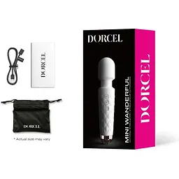 Мінівібромасажер Dorcel Wand Mini Wanderful White - мініатюра 5