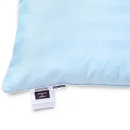 Подушка пухова MirSon Extra Premium Valentino №103 60х60 см голубая (2200000003034) - мініатюра 5