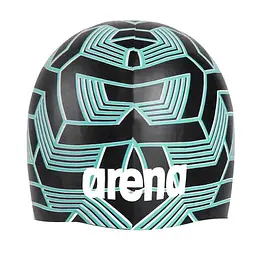 Шапочка для плавання Arena Poolish Moulded Black/Turquoise (1097-1E774-150 UNI) - мініатюра 2