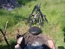  Казан узбецький Наша майстерня WOK з алюмінієвою кришкою 12 л (V12C2Wok) - мініатюра 3