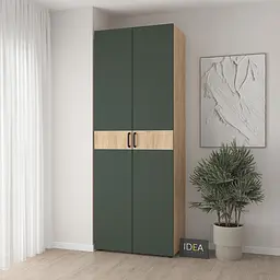 Шафа для одягу з двома штангами С-7.4 Дуб крафт/Камуфляж Idea