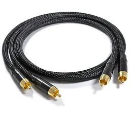 Міжблоковий кабель аналоговий інтерконнетект 2xRCA-2xRCA Melodika MD2R-D15 Purple Cable 1.5m - мініатюра 1