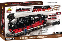 Конструктор Cobi Локомотив DR BR Class 52 Ексклюзивний набір масштаб 1:35, 2623 деталей (COBI-6280) - мініатюра 2