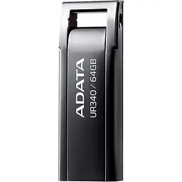 Флеш-накопичувач Adata Flash 64Gb USB 3.2 UR340 Black (AROY-UR340-64GBK) - мініатюра 3
