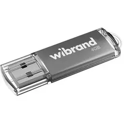 USB Flash 4Gb USB 2.0 Wibrand Cougar (WI2.0/CU4P1S) Silver