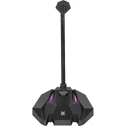 Стрімовий мікрофон Defender Tone GMC 100 USB LED (кабель 1.5м) Чорний - мініатюра 2
