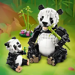 Конструктор LEGO Creator Дикі тварини сімейство панд 626 деталей (31165) - мініатюра 7