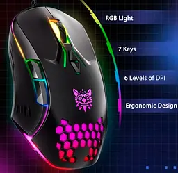 Миша Onikuma CW902 Black [91317] - мініатюра 5