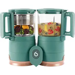 Блендер-пароварка Babymoov Nutribaby Glass зелений (A001132) - мініатюра 2