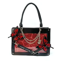 Сумка в стилі Лоліта червона Lolita Bag Red 35x25x10 см