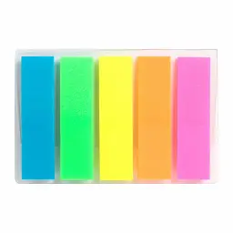 Стікер-закладка Axent Plastic bookmarks 5х12х45mm, 125 шт (D2450-01)