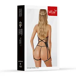 Комплект білизни SoftLine Collection 11025, L (чорний) - мініатюра 4