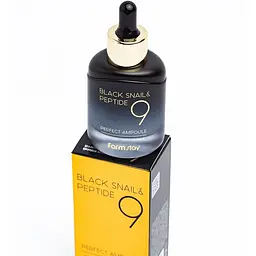 Сироватка для обличчя FarmStay Black Snail & Peptide 9 Perfect Ampoule 35 мл - мініатюра 2