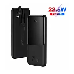 Портативна батарея Powerbank Baseus Elf Digital Display Fast Charge 10000 mAh 22.5W PPJL010001 Black - мініатюра 2