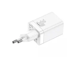 Мережевий зарядний пристрій Baseus Super Si Pro Quick Charger 1USB + 1Type-C 30W CCSUPP-E02 White - мініатюра 6