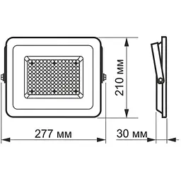 Прожектор Videx LED F2e 100W 5000K (VL-F2e-1005W) - мініатюра 4