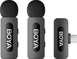 Мікрофон Boya BY-V30 Type-C Чорний - мініатюра 3
