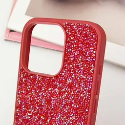 TPU чохол Bling World Rock Diamond для Apple iPhone 14 Pro (6.1) Червоний - мініатюра 5