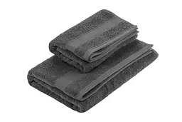 Рушник махровий Ardesto SuperSoft 50х90 см 100% бавовна темно-сірий (ART2250MC)  - мініатюра 3