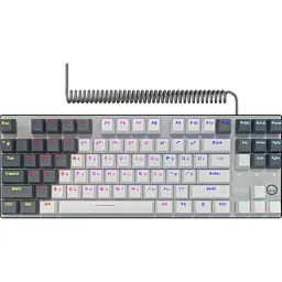 Клавіатура Lorgar Azar 514TKL RGB Mechanical USB UA White/Grey (LRG-GK514TKL-WH-UA) - мініатюра 3