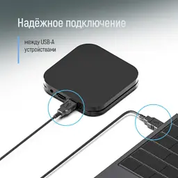 Дата кабель USB 2.0 AM/AM 1.0m black ColorWay (CW-CBUU071-BK) - мініатюра 6