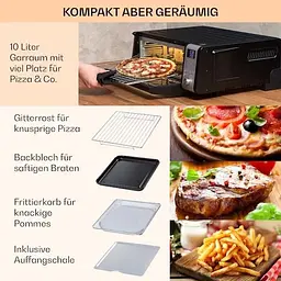 Електрична піч Klarstein Vita-Crisp 1700 Вт 10 л (10040223) - мініатюра 6